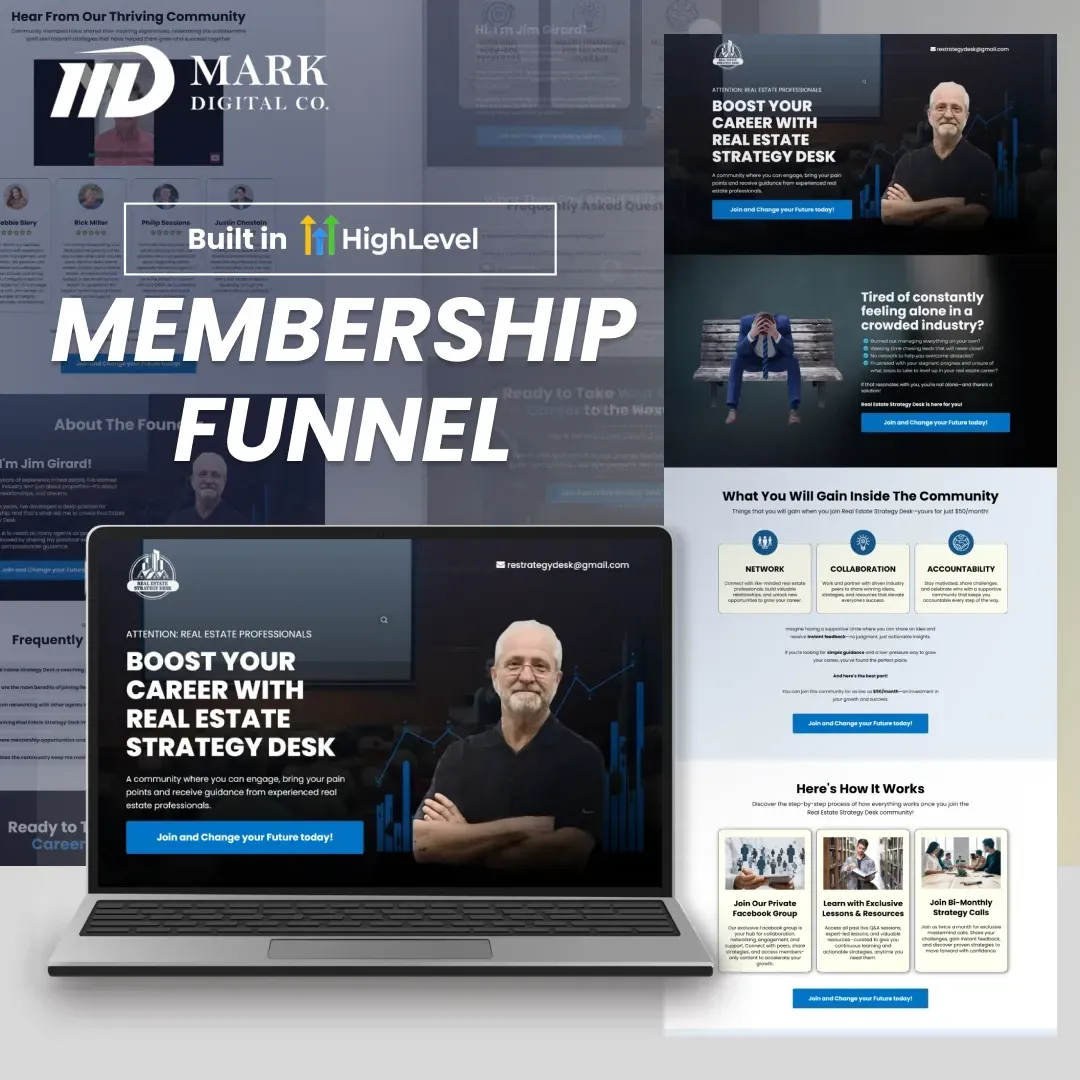 Membership funnel for real estate