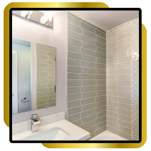 Stylish vanity installation that adds storage and daily comfort