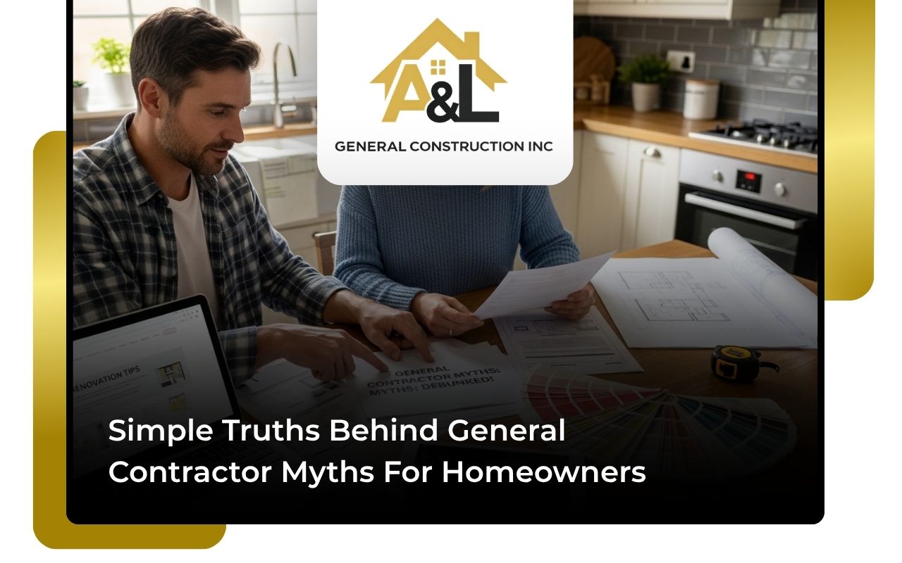 Homeowners reviewing general contractor myths before a remodel