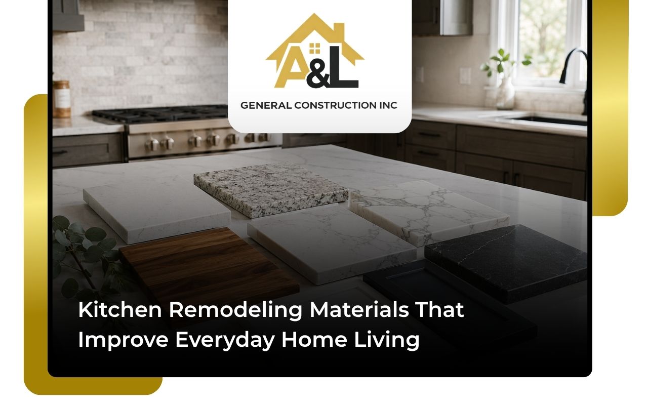 Kitchen remodeling materials for stylish countertop options