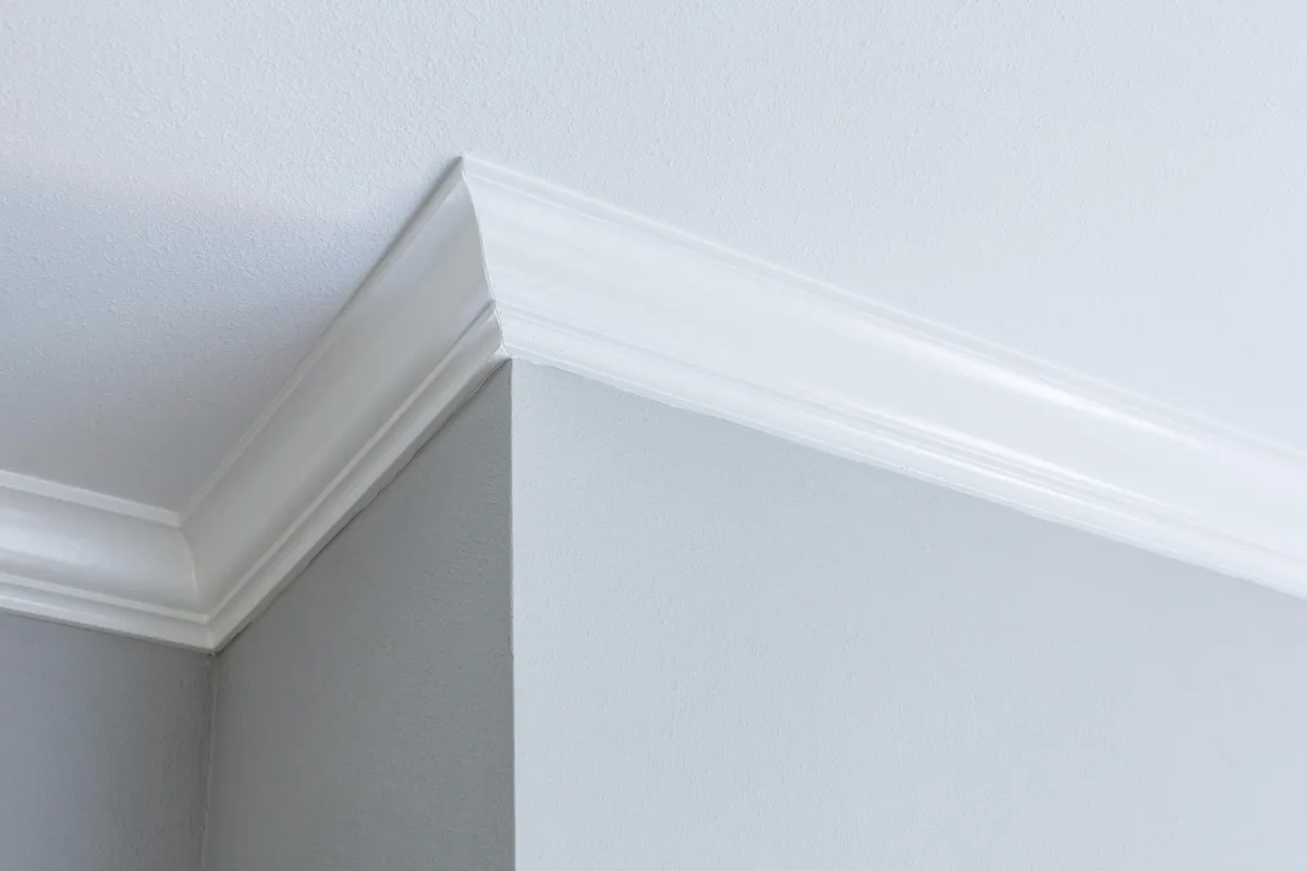 Modern crown molding installation