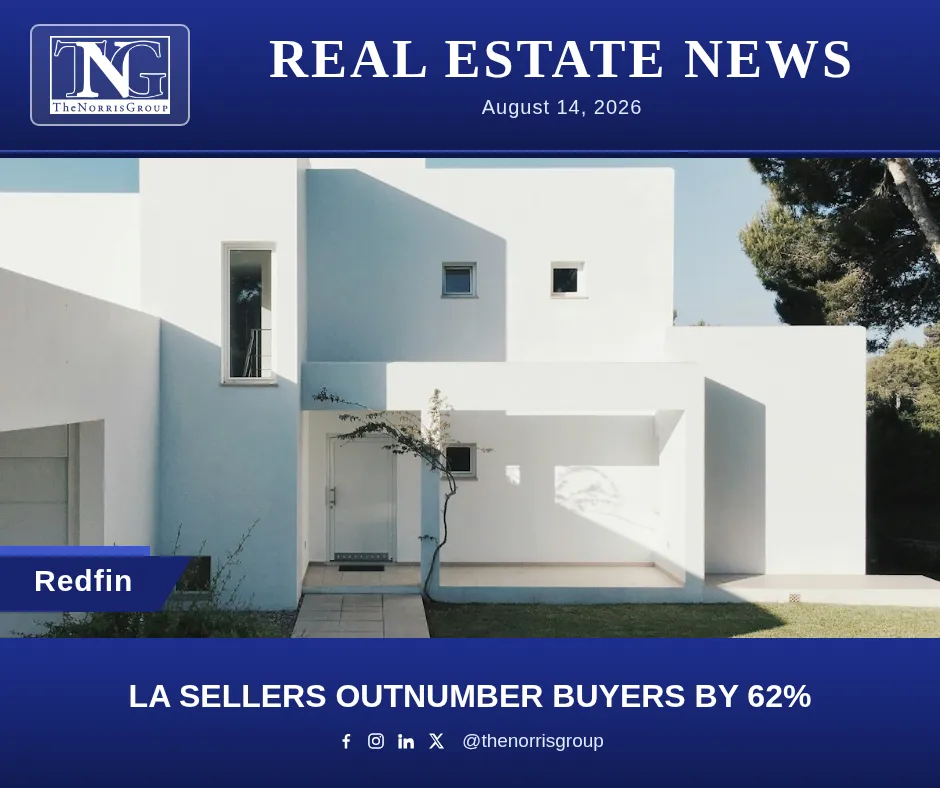 LA Sellers Outnumber Buyers By 62%