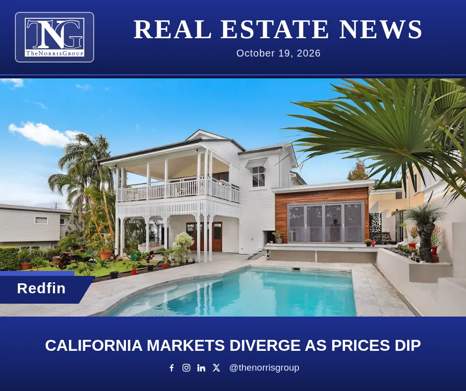 California real estate market update for October 2026