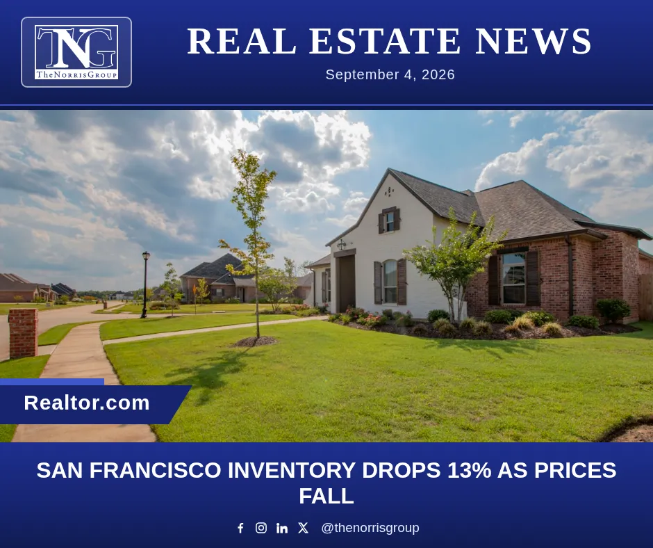 San Francisco Inventory Drops 13% As Prices Fall