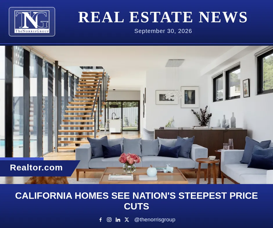 California real estate market update for September 2026