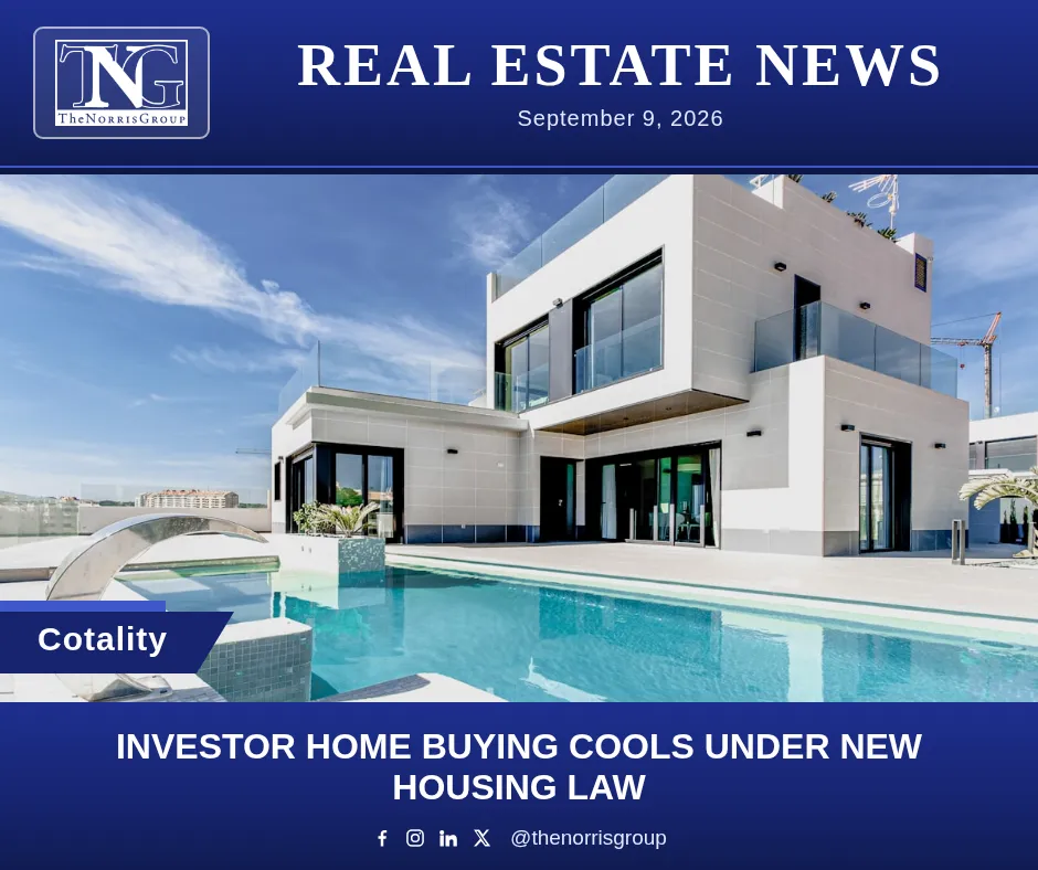 California real estate market update for September 2026