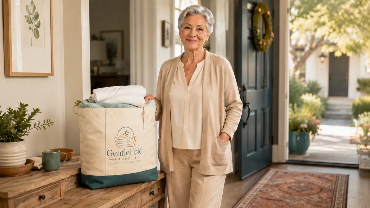 GentleFold Laundry pickup and delivery service for seniors in San Antonio