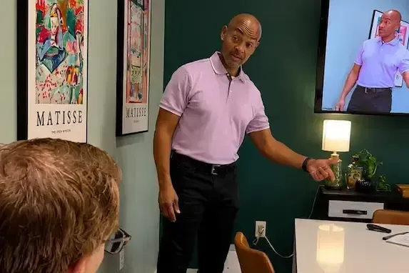Professional coaching session