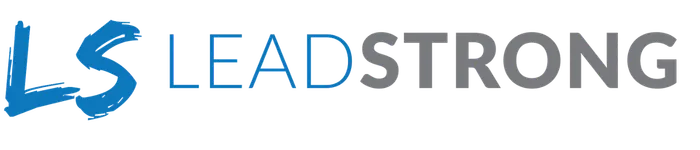 Lead Strong Inc. logo (white on dark)