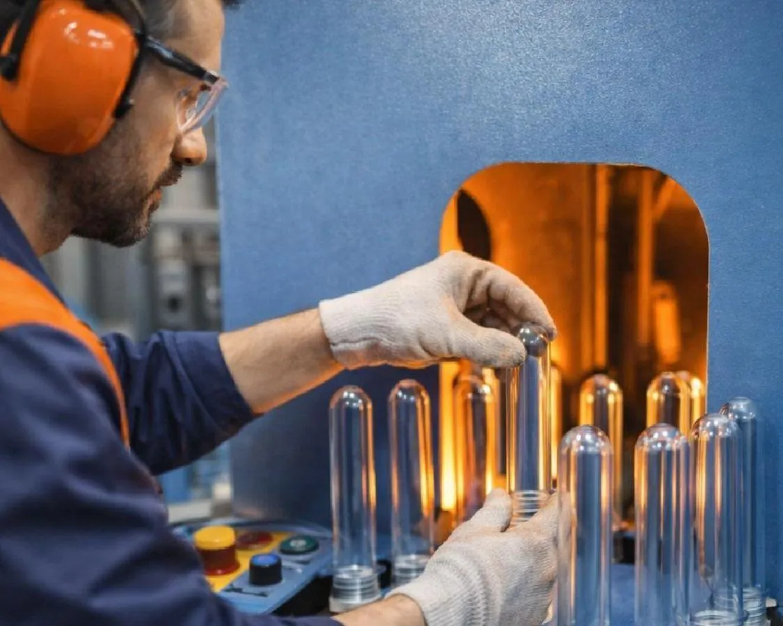 soplado de botellas pet