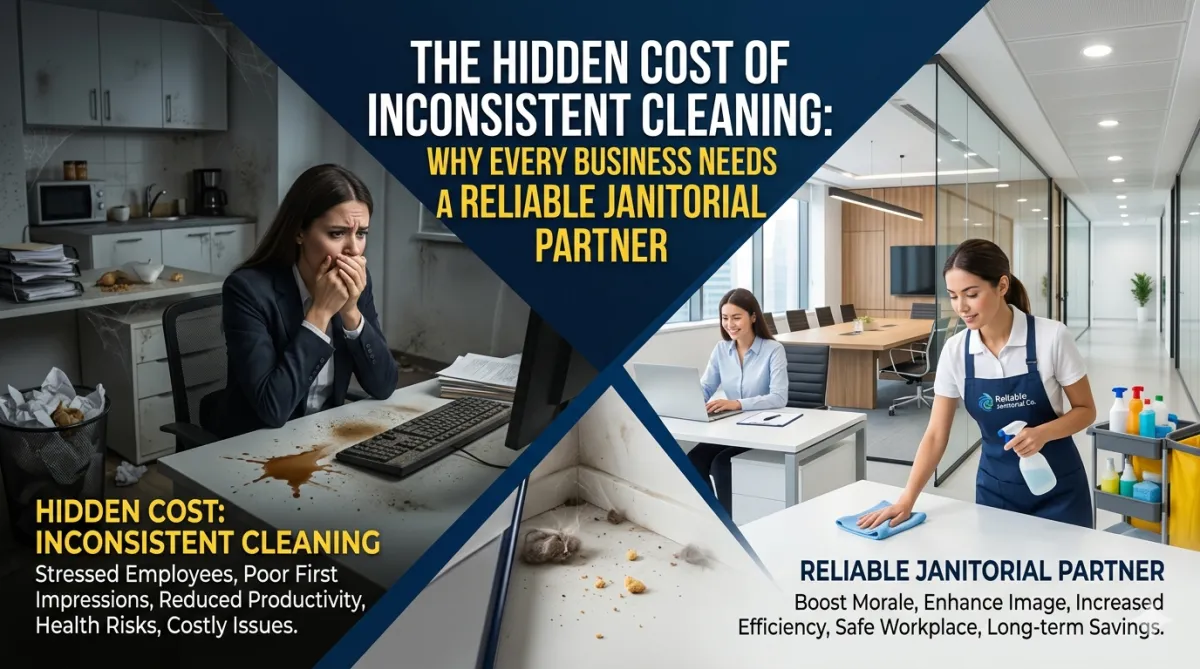 The Hidden Cost of Inconsistent Cleaning: Why Every Business Needs a Reliable Janitorial Partner