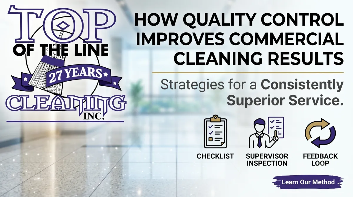 How Quality Control Improves Commercial Cleaning Results