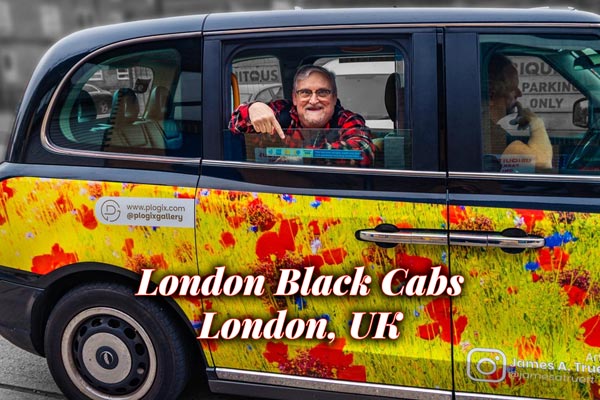 Art in Motion, London Black Cab, London, UK