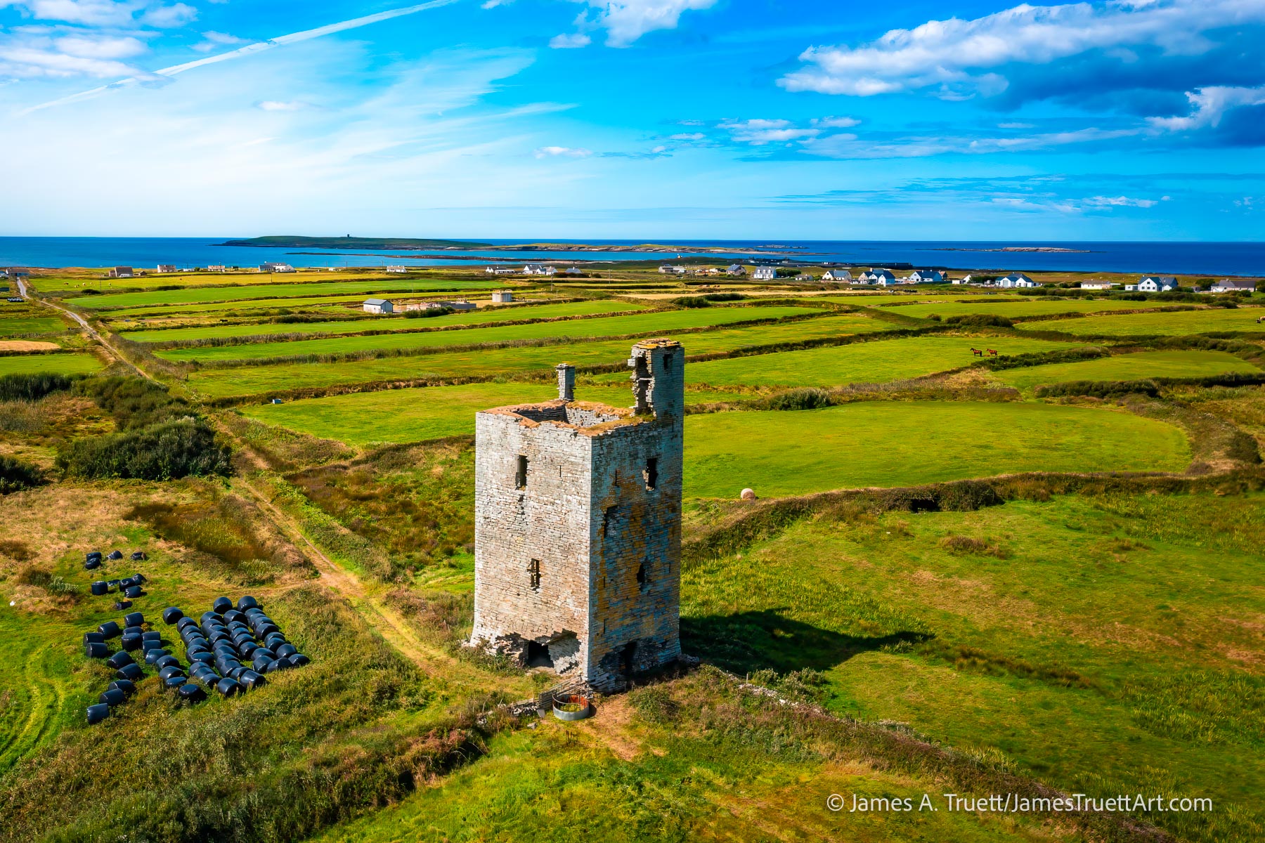 Tromra Castle: Still Standing on the County Clare Coast