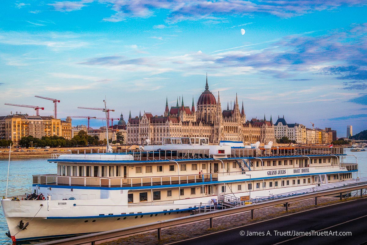 Hotel Grand Jules on the Danube in Budapest, Hungary