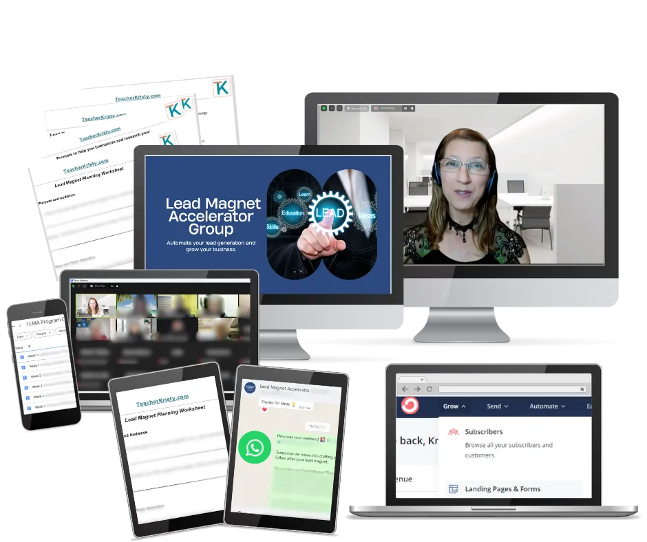 Lead Accelerator using ConvertKit Sign Up Page