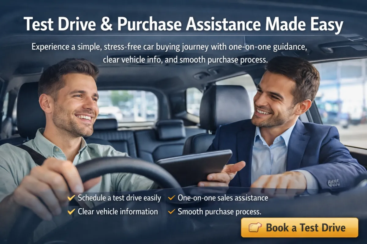 Rear view of a blue sports car with spoiler