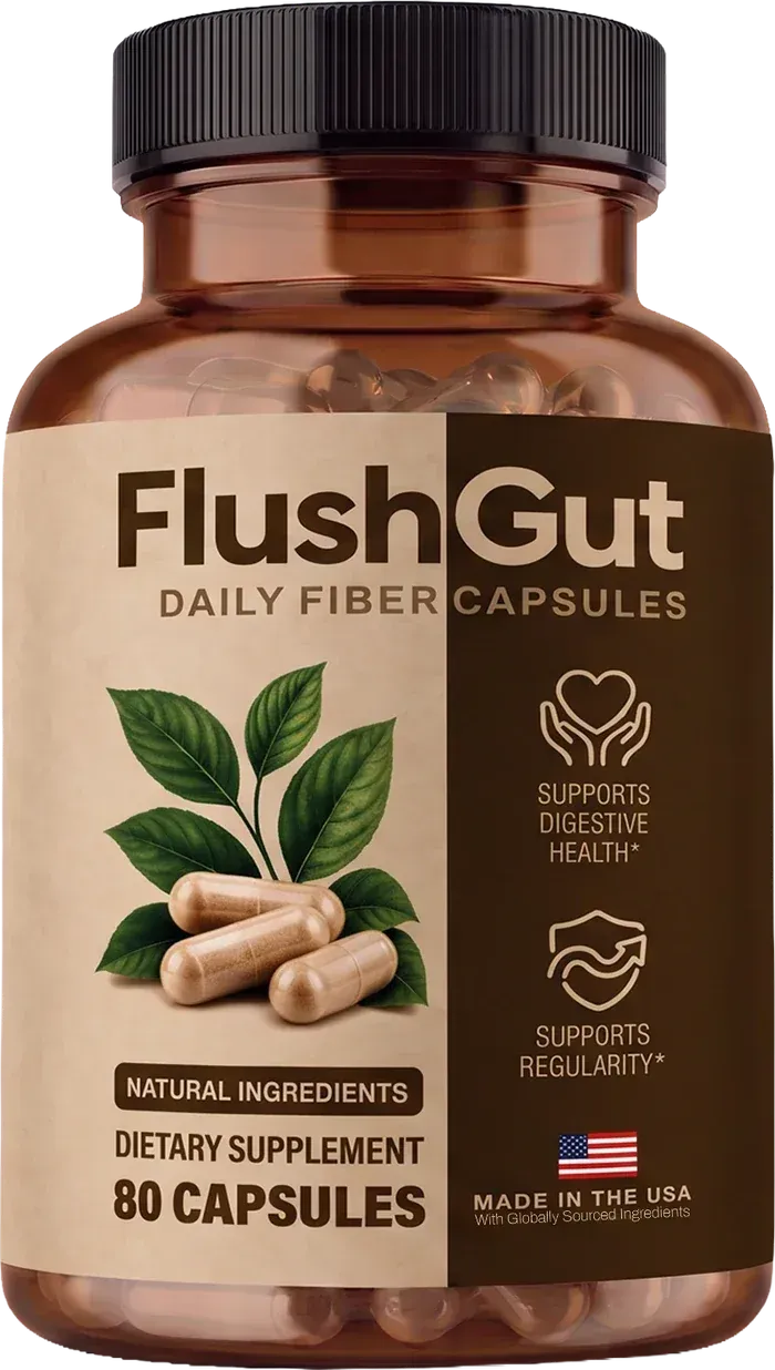 FlushGut Daily Fiber Capsules