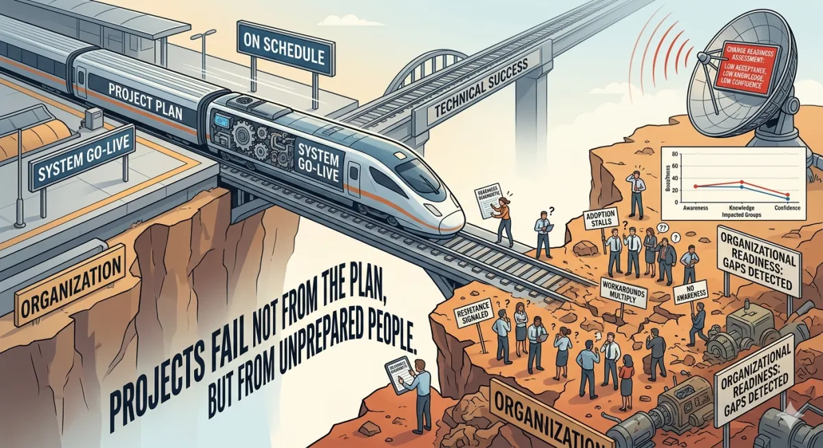 Your Project Is Not Behind Schedule. Your Organization Was Never Ready for It