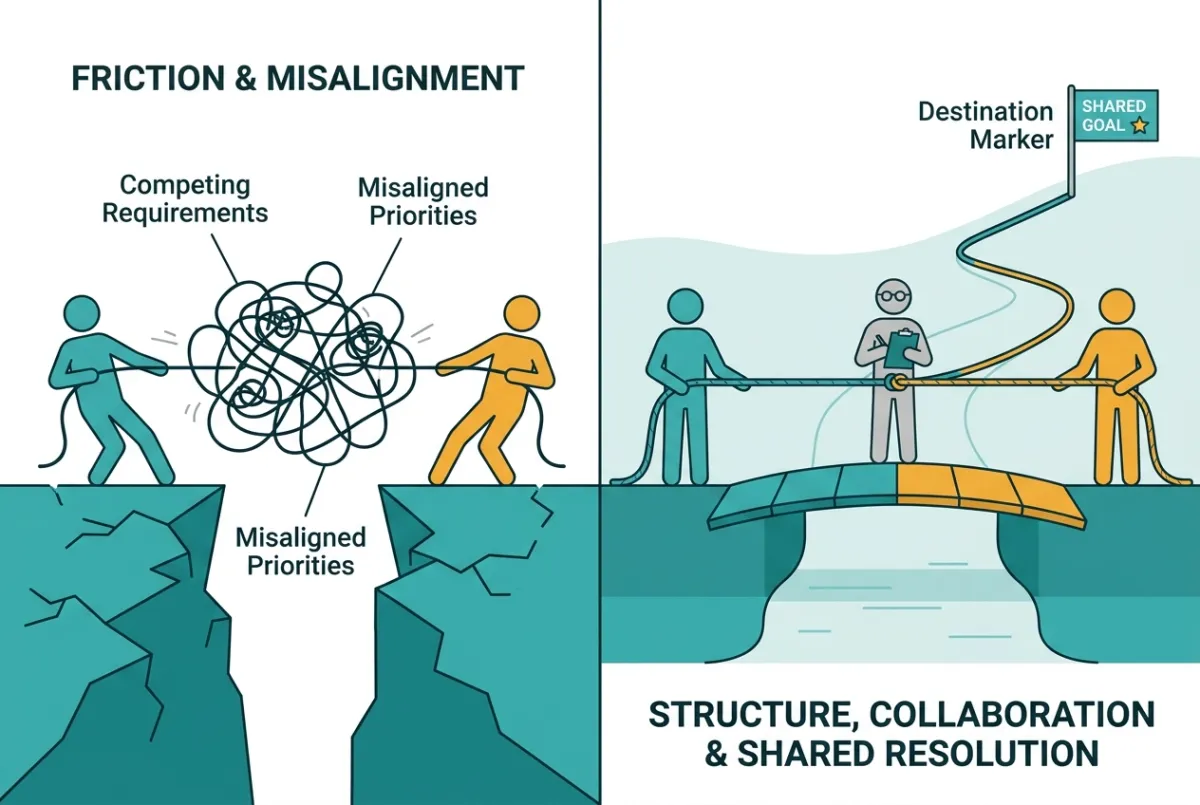 The Conflict Every Project Has and the Framework That Turns It Into Your Greatest Asset