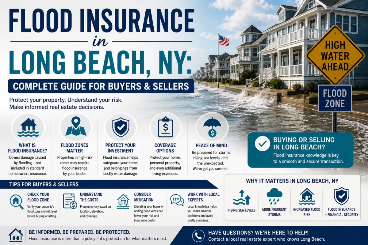 Flood Insurance in Long Beach, NY: Complete Guide for Buyers & Sellers