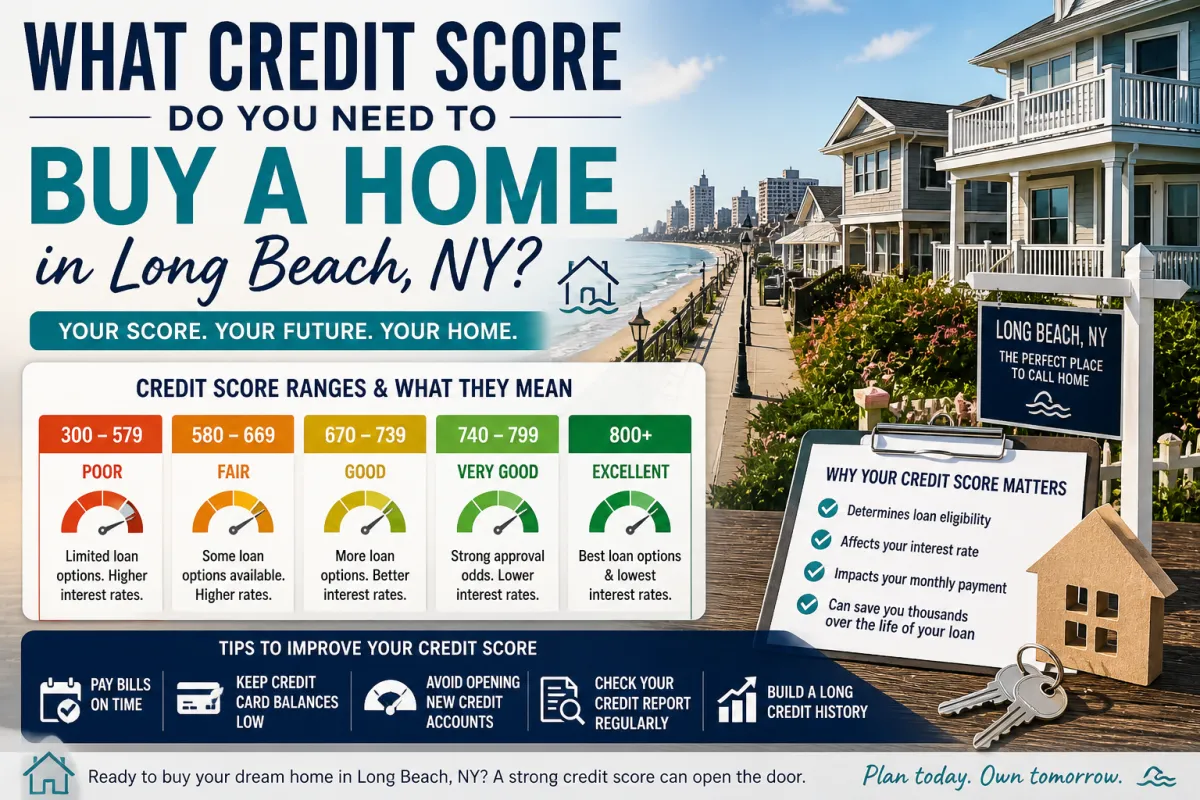 What Credit Score Do You Need to Buy a Home in Long Beach, NY?