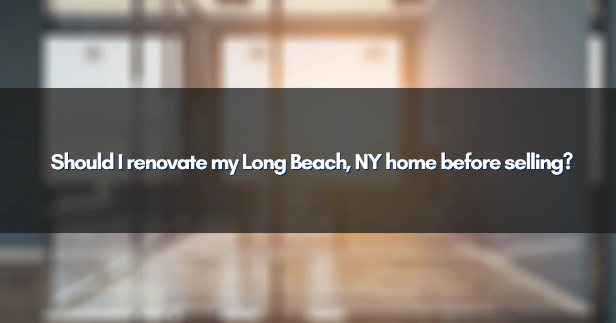 Contractor painting the exterior of a residential home in Long Beach New York