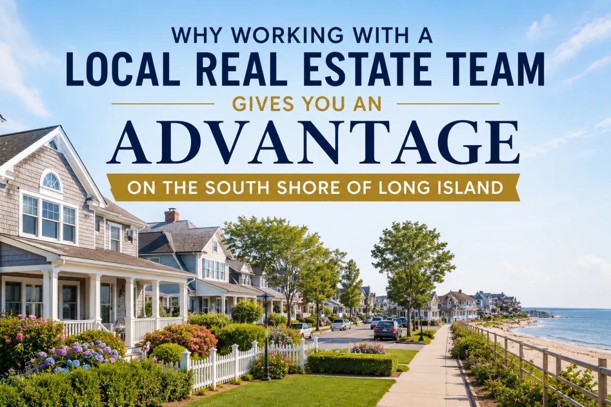 Local real estate team helping buyers and sellers across the South Shore of Long Island, including Hewlett, Woodmere, Long Beach, and surrounding communities.