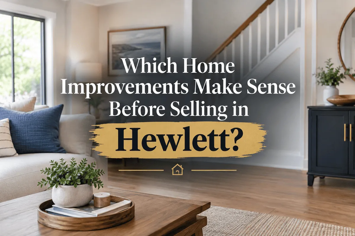 Home improvements to make before selling in Hewlett