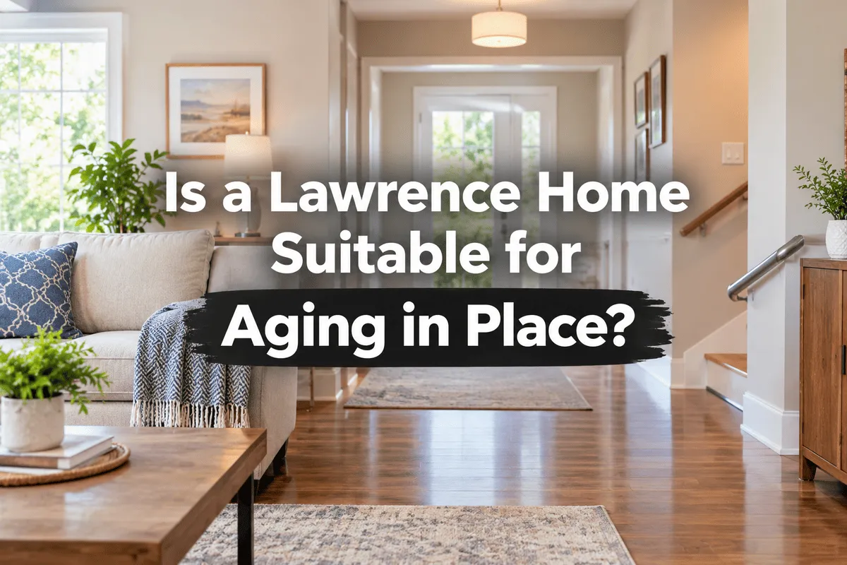 Lawrence home with features for aging in place.