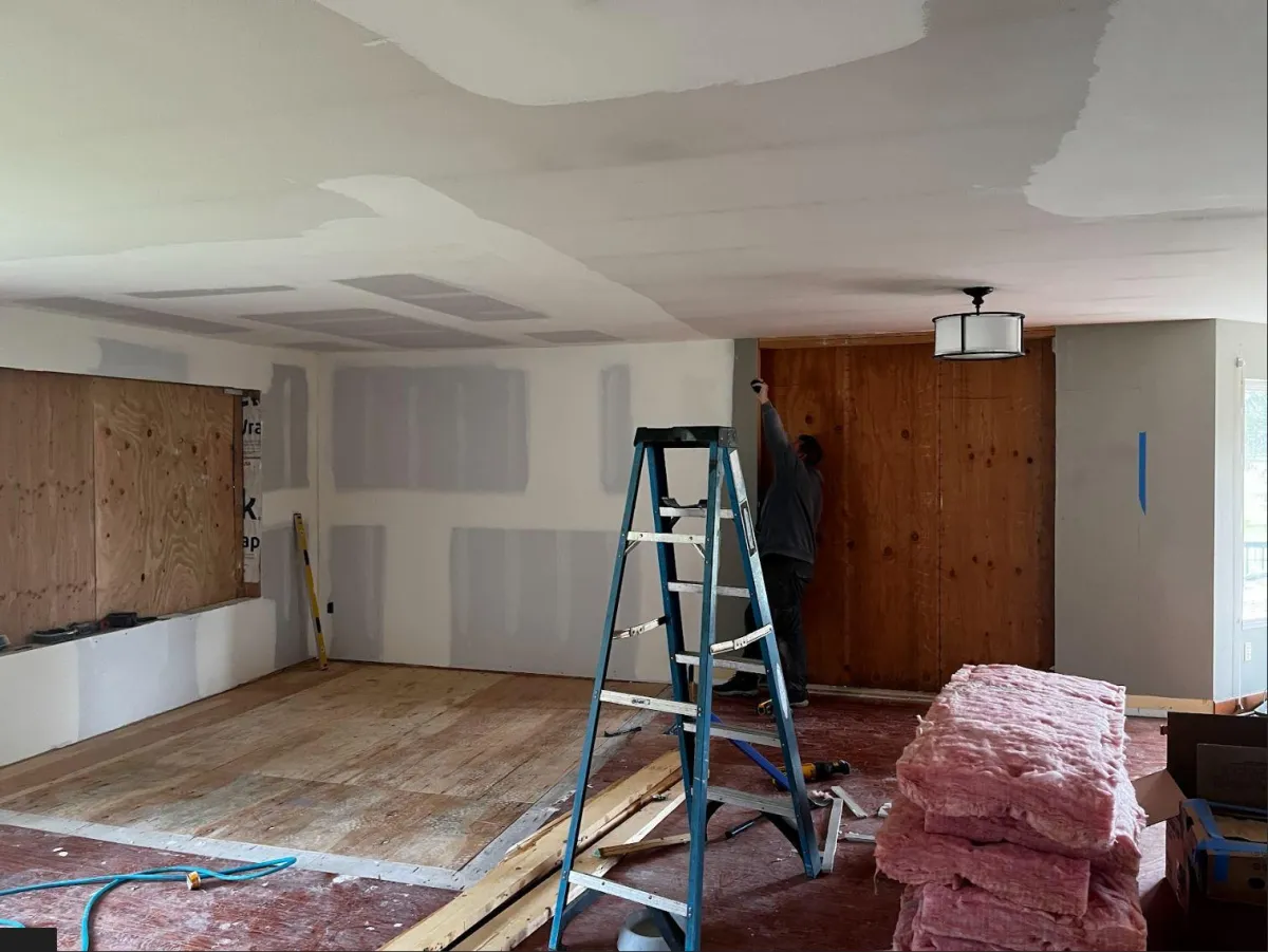 Home renovation, home remodel, sheetrock, drywall, home repair