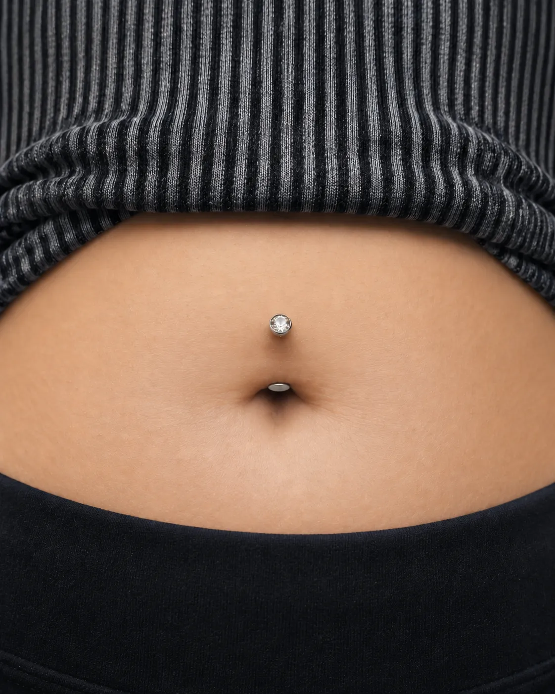 floating navel piercing homer glen