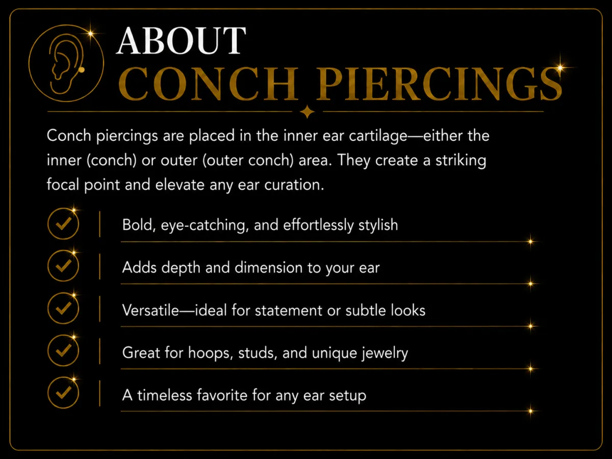about conch piercings homer glen
