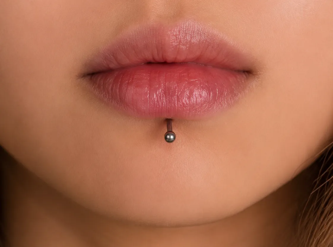 labret piercing homer glen