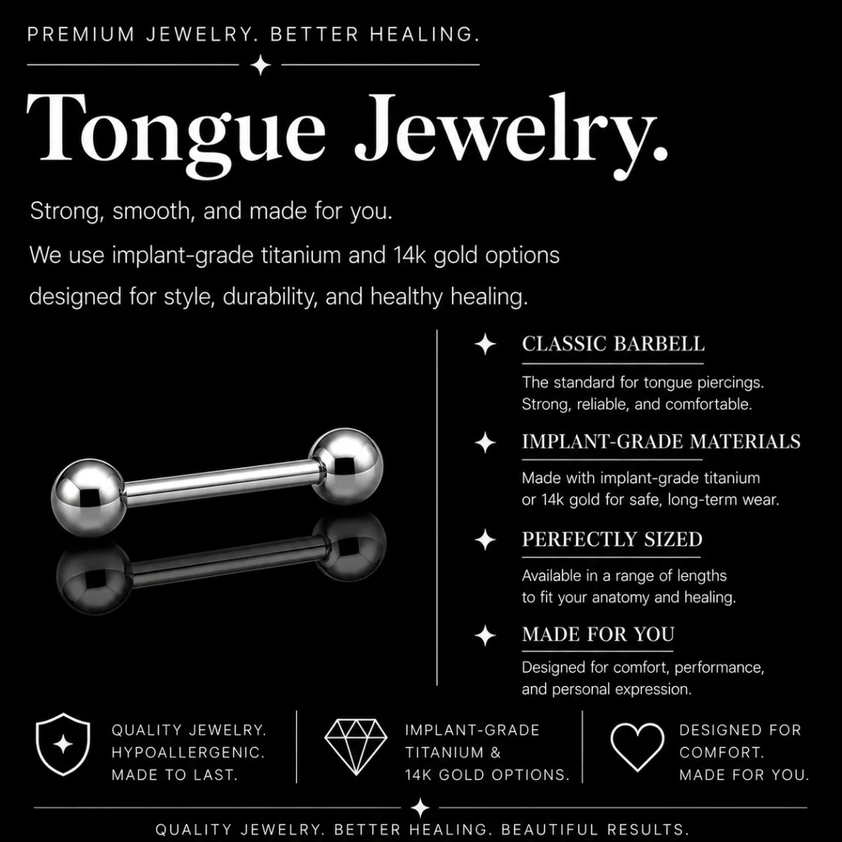 tongue jewelry