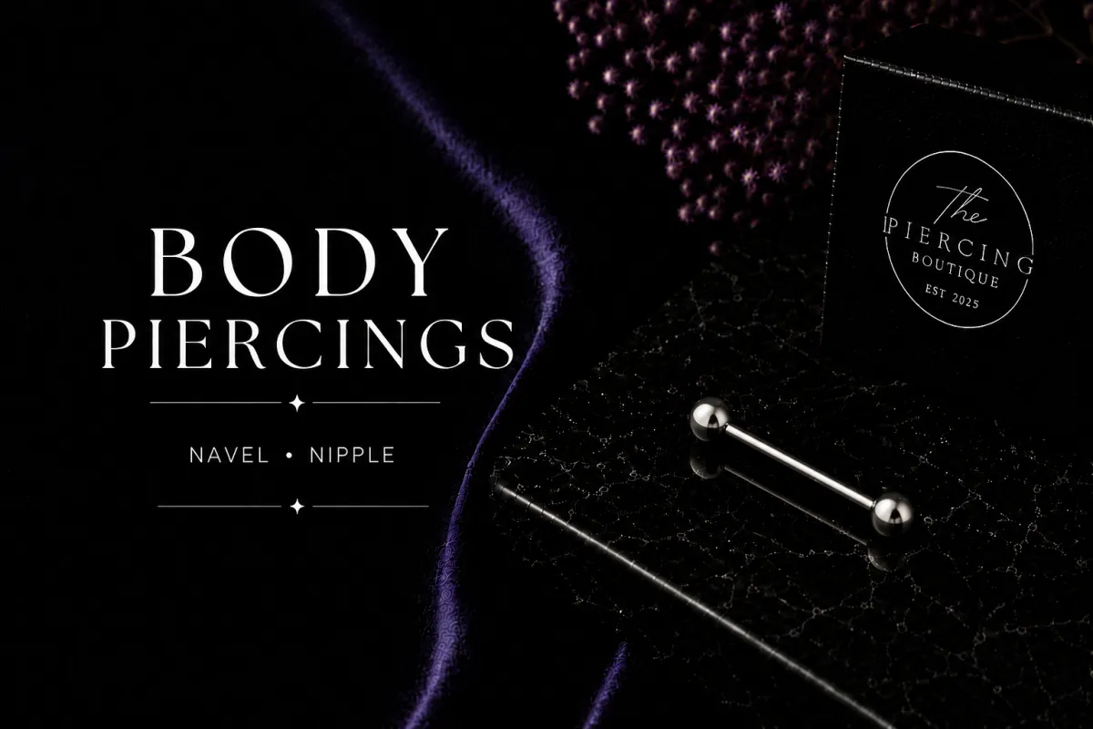 Body Piercings offered by the piercing boutique homer glen