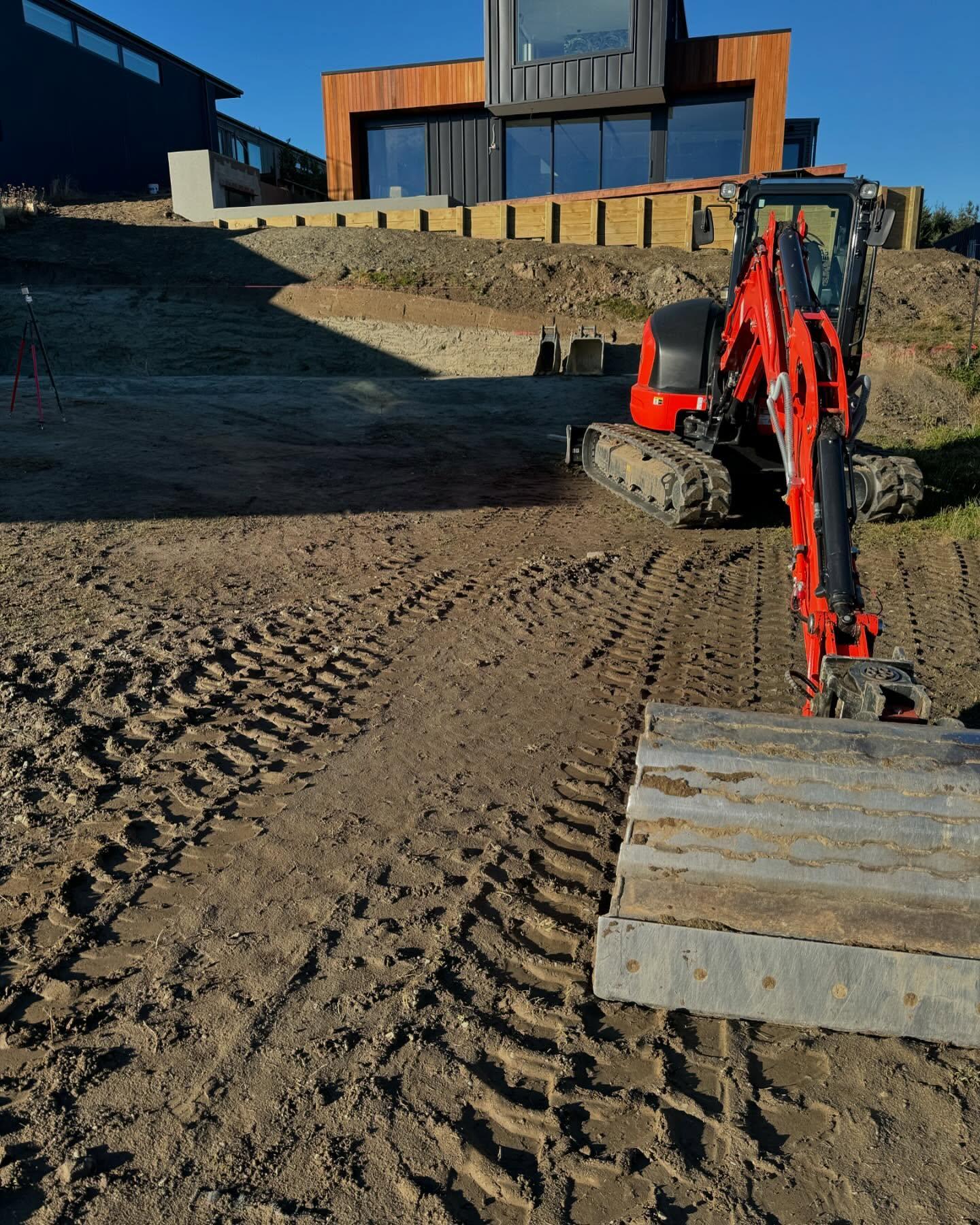 House foundation and site preparation earthworks Central Otago