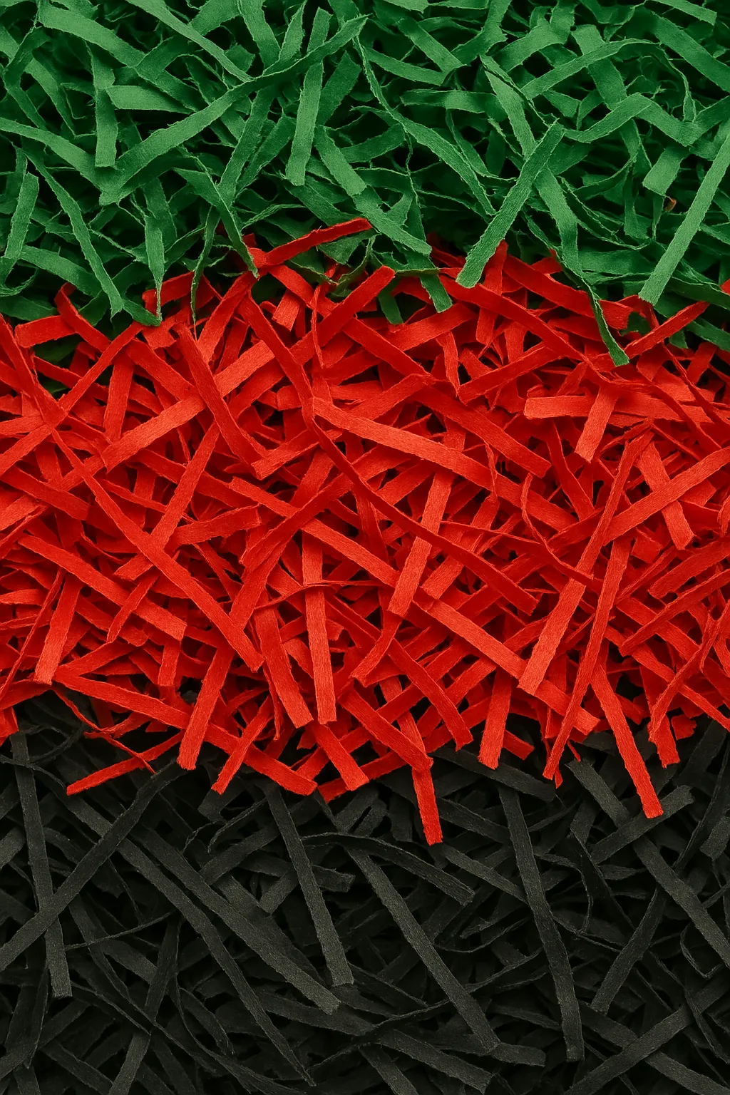 panda in shredded paper 