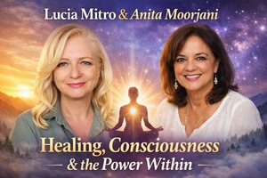 Lucia Mitro and Anita Moorjani discuss healing, consciousness, and spiritual awakening.