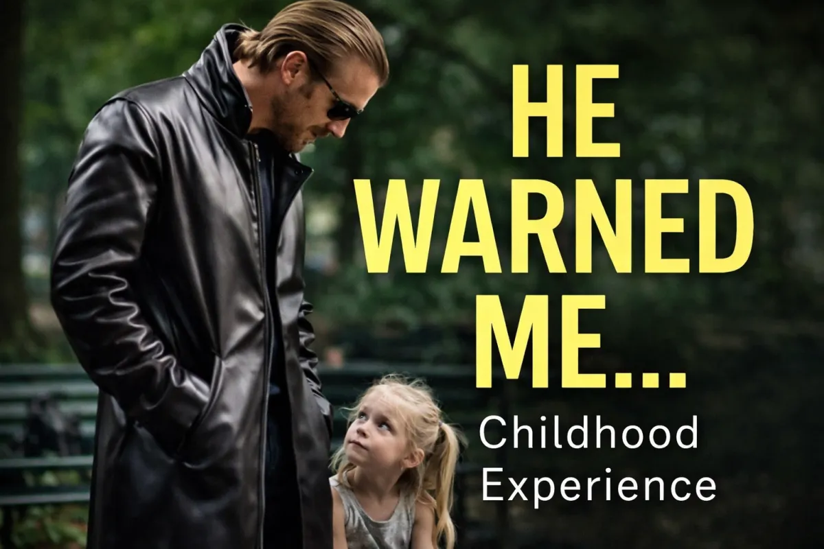 The Mysterious Man in the Leather Coat: A Childhood Memory That Changed My Life