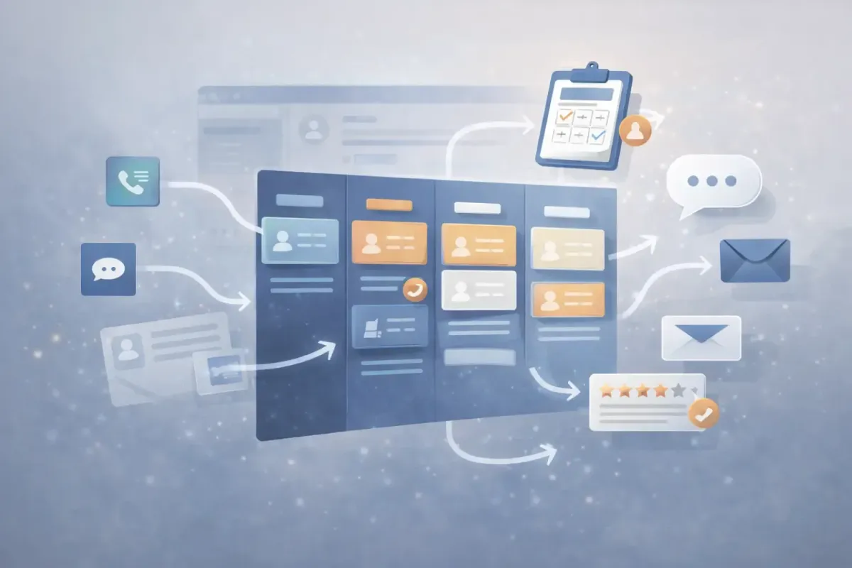 graphic of automation and follow up systems for golden wheel marketing
