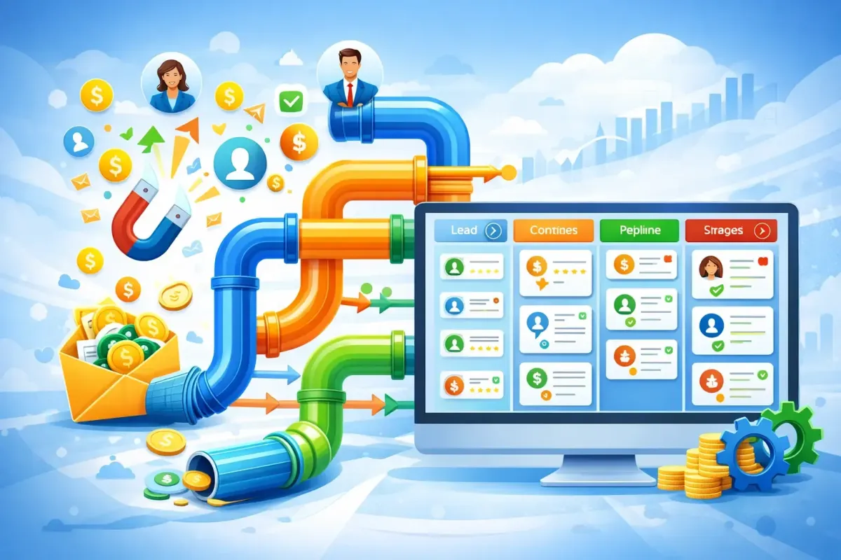 colorful graphic of automation pipelines