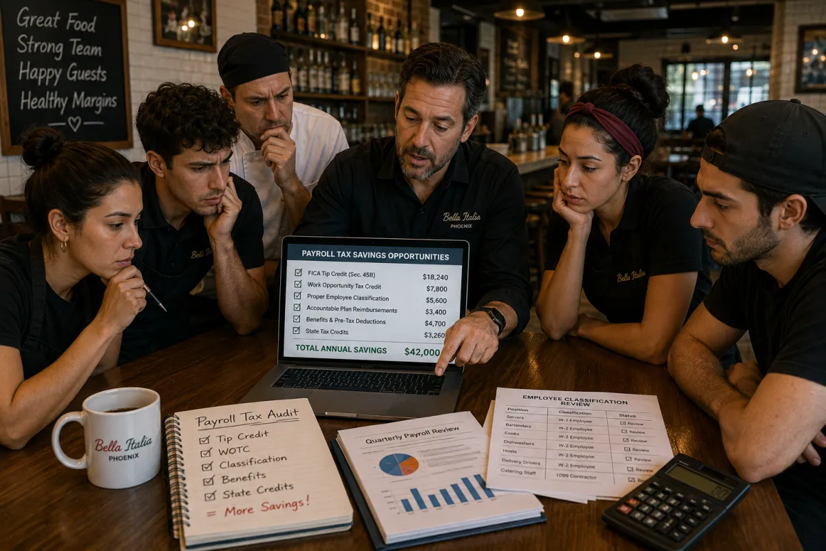 How Restaurant Owners Save on Payroll Taxes Beyond Tips
