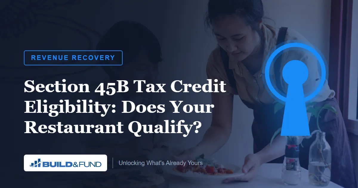 Section 45B Tax Credit Eligibility: Does Your Restaurant Qualify?