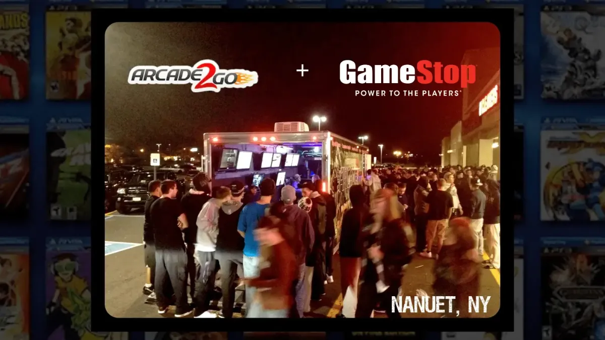 arcade2go nanuet video game party at gaestop