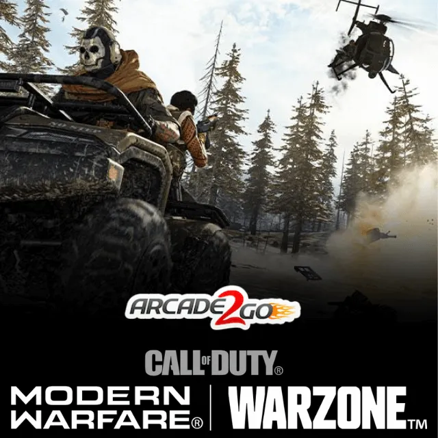 Arcade 2 Go call of duty warzone video game party