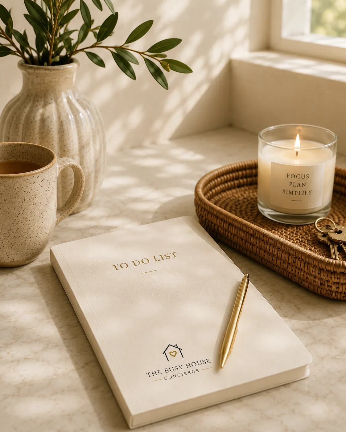 The Busy House Concierge — Focus, Plan, Simplify