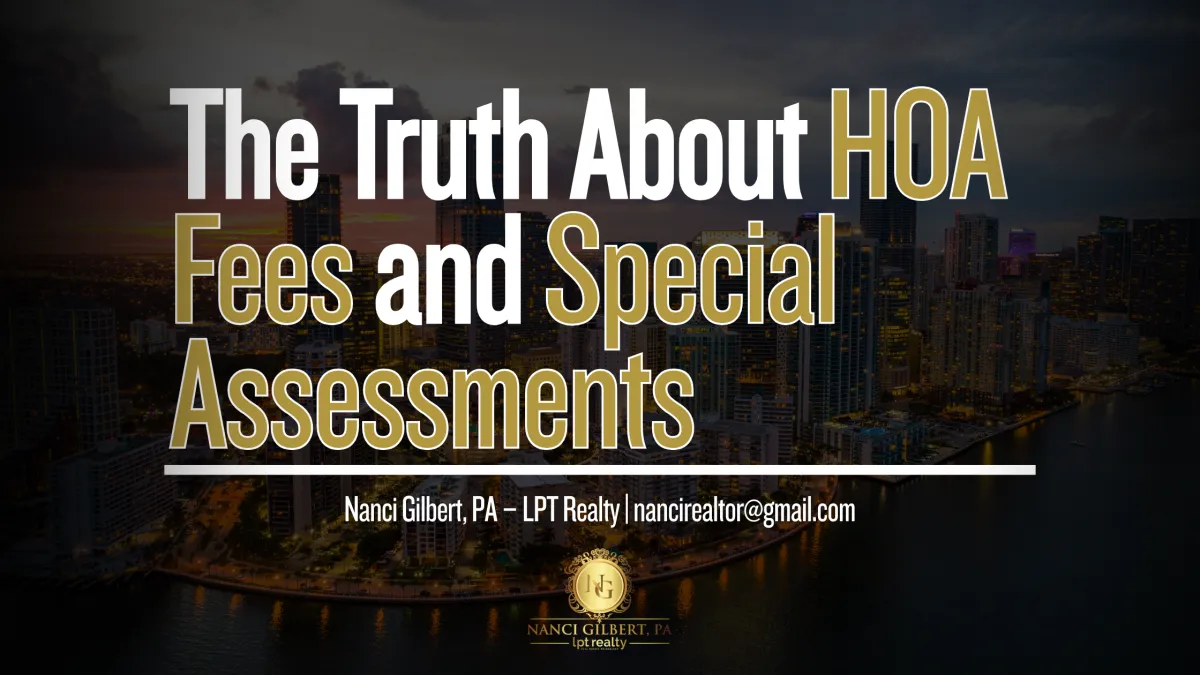 The Truth About HOA Fees and Special Assessments
