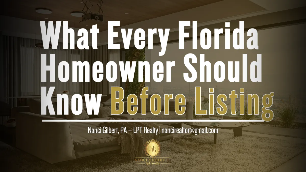 What Every Florida Homeowner Should Know Before Listing