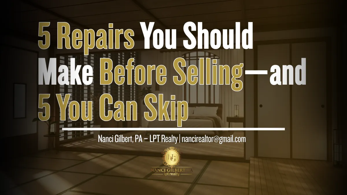 5 Repairs You Should Make Before Selling—and 5 You Can Skip